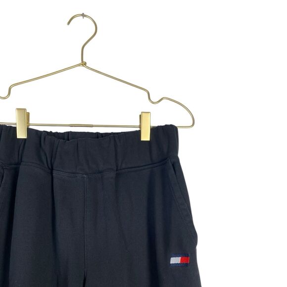 Tommy Hilfiger Joggers Sweatpants Elastic Waistband Casual Black - Picture 4 of 9